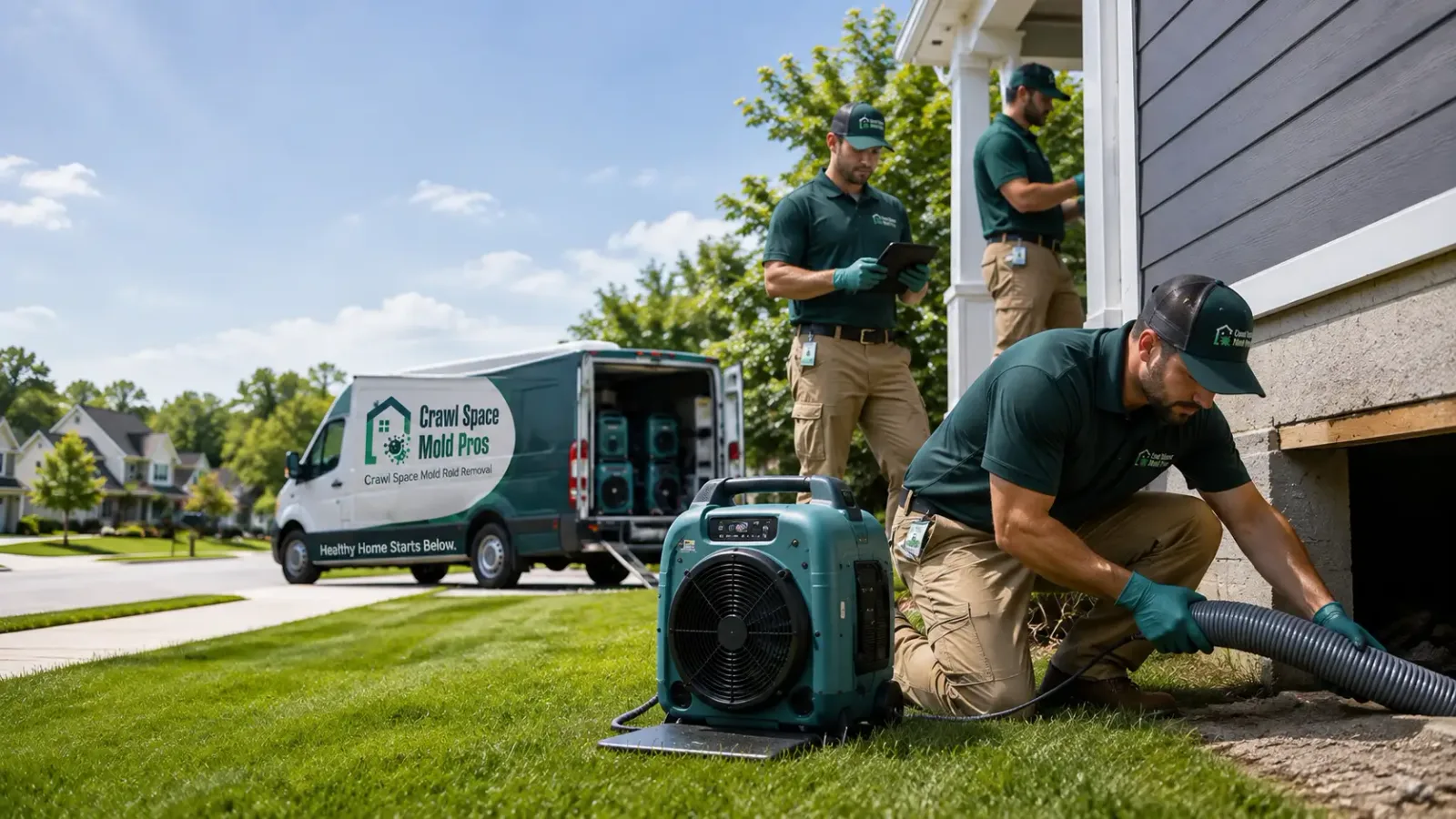 Crawl Space Mold Removal in Bear Lake, MI